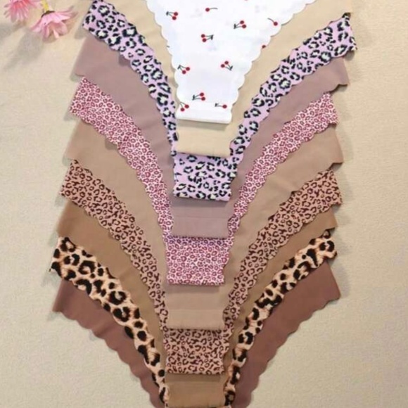 Women Seamless Wavy Edge Breathable Comfortable Soft Fabric Sexy Triangle - Picture 6 of 6